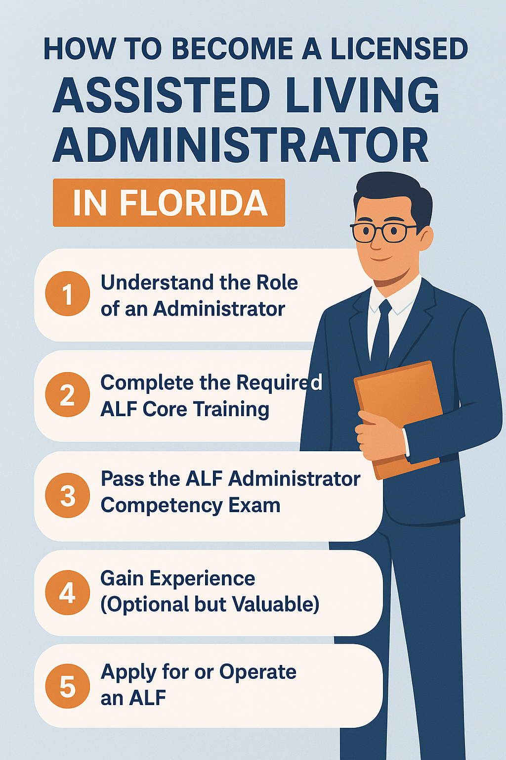 How to Become a Licensed Assisted Living Administrator in Florida